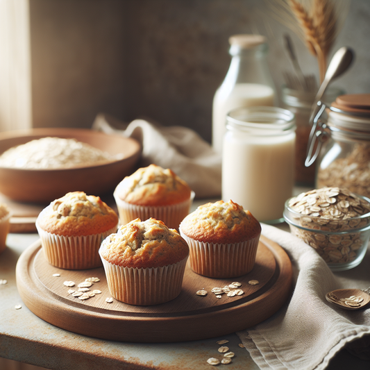 Gentle, Low‑Sugar Sourdough Strawberry Muffins for Midlife